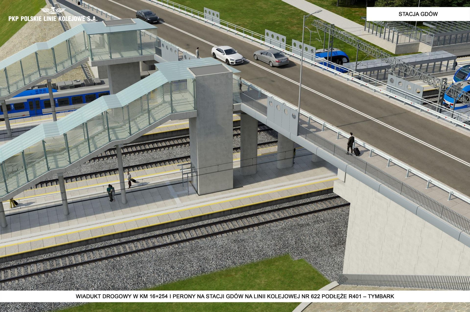 Budowa linii Podłęże - Gdów. Do 2029 roku powstaną nowe tory, mosty, wiadukty i przeszło 900-metrowy tunel. 