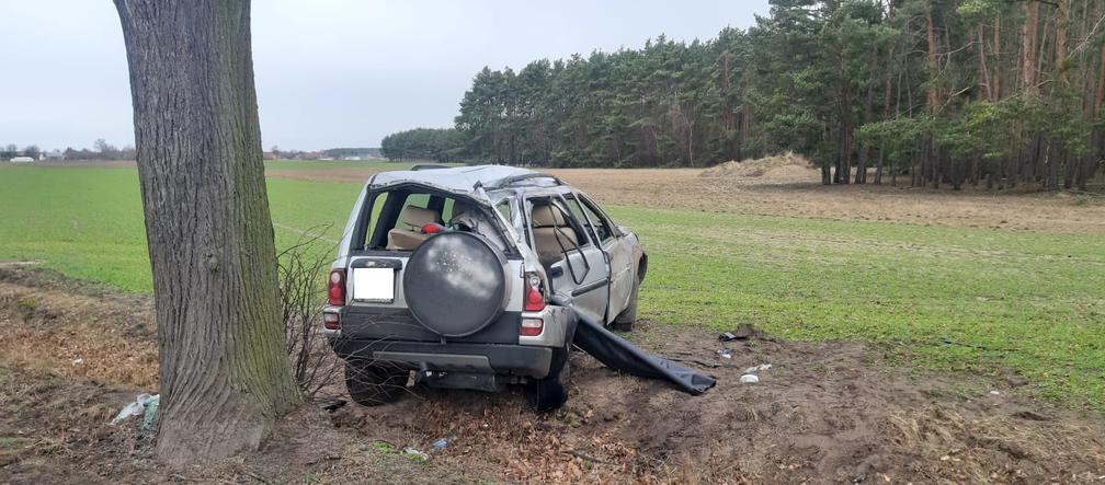 Nie żyje pasażer land rovera z pow. górowskiego 