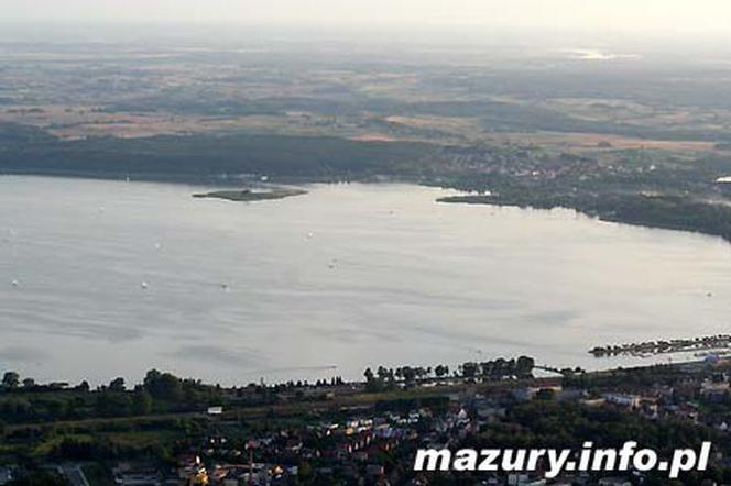 Niegocin - zdjęcie z lotu balonem