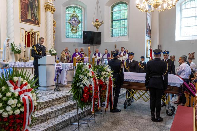 Ostatnie pożegnanie st. ogn. Łukasza Włodarczyka	