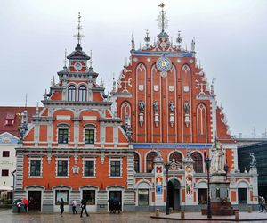 Dom Bractwa Czarnogłowych w Rydze - jeden z symboli miasta z XIV w.