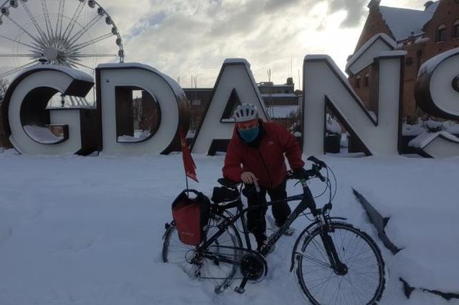 Zimą także można jeździć na rowerze. Mieszkańcy Gdańska przyłączyli się do akcji „Winter Bike to Work Day”