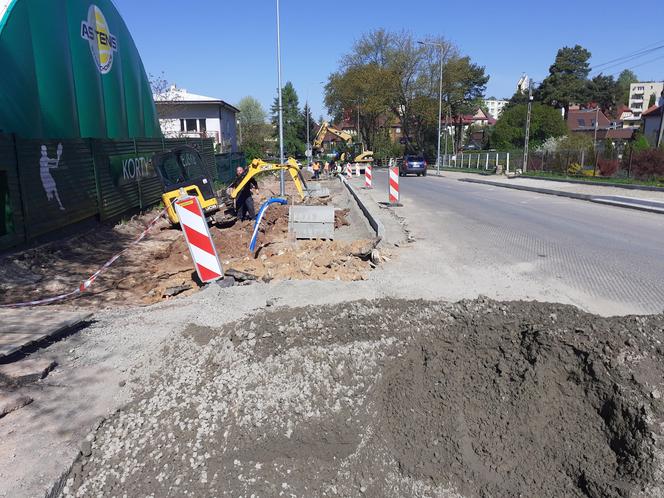 Utrudnienia na ulicach Bankowej i Kaczyńskiej w Starachowicach