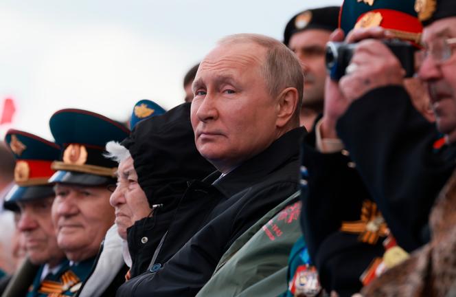 Prezydent Rosji Władimir Putin w czasie obchodów Dnia Zwycięstwa
