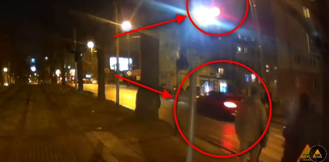 Piraci drogowi na alei Piastów