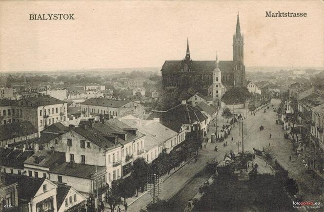 Rynek Kościuszki w Białymstoku. Tak zmieniał się centralny plac miasta od XIX wieku