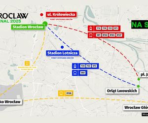 Finał Ligi Konferencji Europy 2025 we Wrocławiu - zmiany w organizacji ruchu