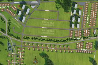 Plan osiedla. Villa Campina, osiedle pod Ożarowem