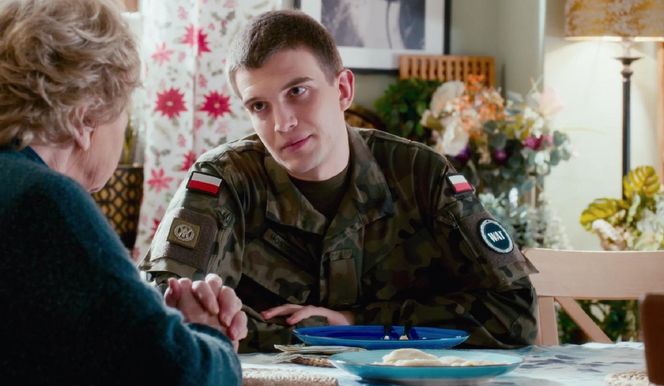 	M jak miłość odc. 1869. Barbara (Teresa Lipowska), nowy Mateusz (Rafał Kowalski)