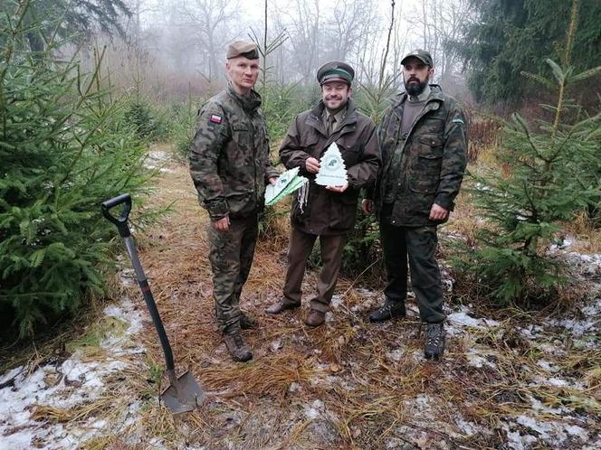 Akcję Choinka dla kombatanta zorganizowali żołnierze WOT-u i siedleccy leśnicy