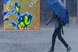 Uwaga na intensywne ulewy. W jakich regionach Polski będzie padać najmocniej?