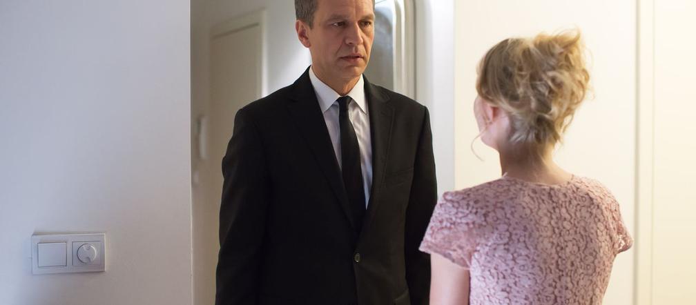 Na dobre i na złe odc. 713. Andrzej Falkowicz (Michał Żebrowski), Oliwia (Marta Bryła)