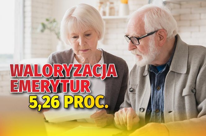 Waloryzacja emerytur 5,26 proc.