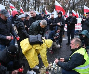 Protest plantatorów tytoniu w Warszawie (3.11.2025)