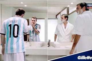 Roger Federer i Leo Messi w reklamie Gillette