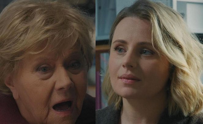 M jak miłość, odcinek 1875. Barbara (Teresa Lipowska), Judyta (Paulina Chruściel)