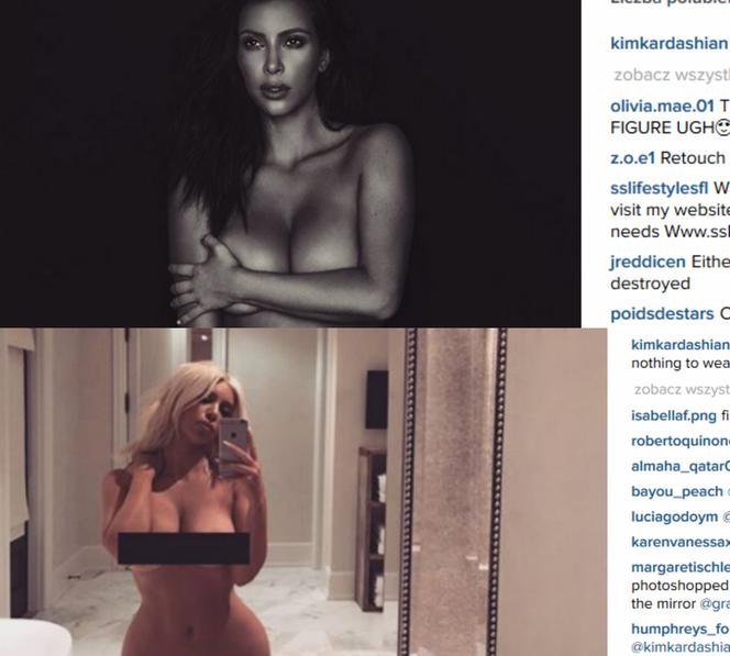 Kim Kardashian nago