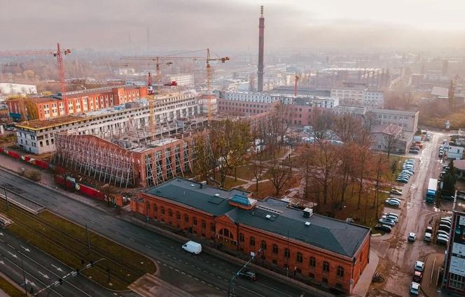 Trwają prace na terenie Widzewskiej Manufaktury WIMY