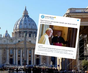 Papież Franciszek przebywa w rzymskiej klinice. Włoskie media piszą o problemach zdrowotnych papieża