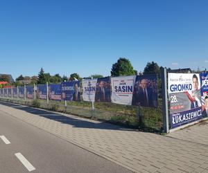 Plakaty wyborcze zalały cały Białystok. Wiszą już na każdym słupie. Sprawdźcie te najciekawsze [ZDJĘCIA]