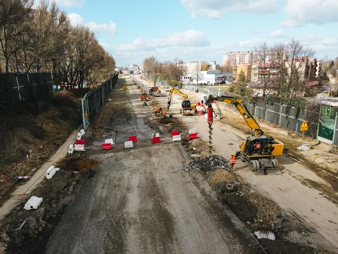 Trwa budowa nowej al. Wojska Polskiego w Częstochowie