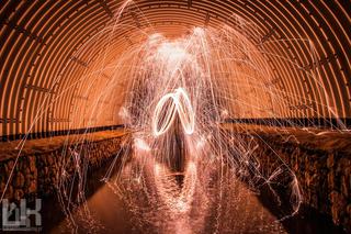 Steel wool photography. Tak maluje się ogniem!