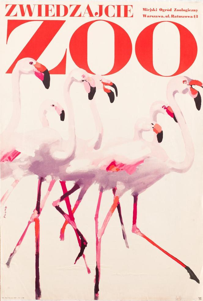 WALDEMAR ŚWIERZY (1931 - 2013) | PLAKAT "ZWIEDZAJCIE ZOO", 1967 Estymacja:  4,000 zł - 6,000 zł