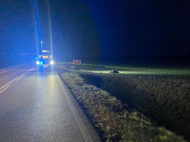 Tragiczny wypadek w miejscowości Okonin. Nie żyje motocyklista