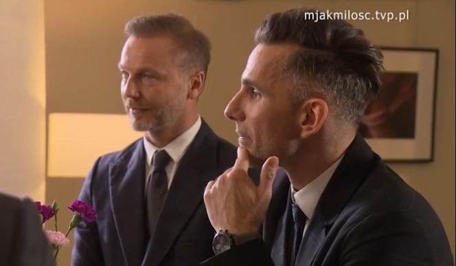 M jak miłość odc. 1653. Andrzej Budzyński (Krystian Wieczorek), Kamil (Marcin Bosak)