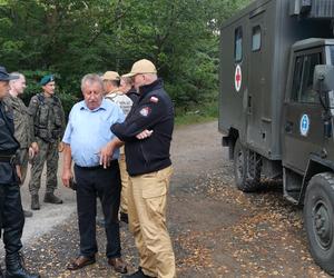 Wypadek w pobliżu Konotopu  - autobus z tirem 