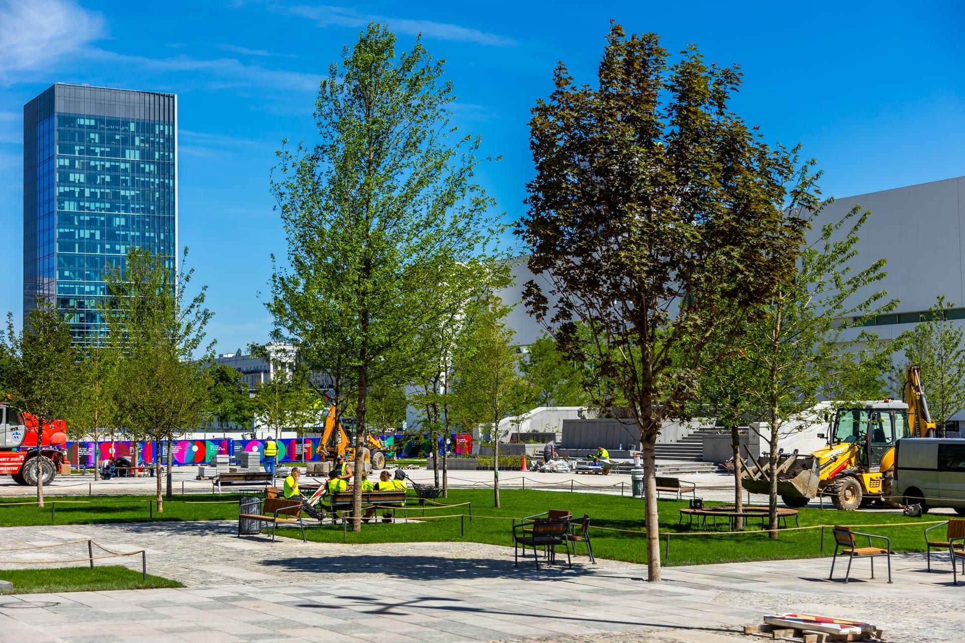 Plac Centralny Warszawa, sierpień 2025