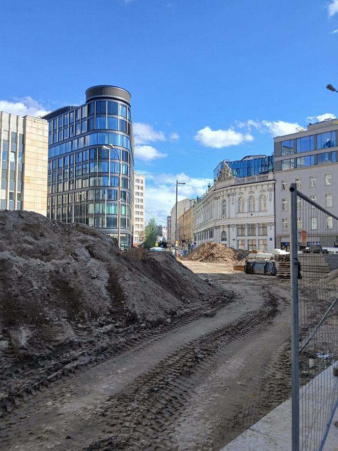 Przebudowa ulic Złotej i Zgoda w Warszawie