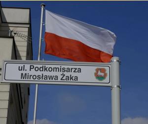 Podkom. Mirosława Żaka zastrzelili bandyci. Teraz zyskał własną ulicę