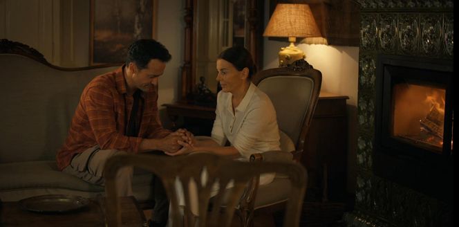 	Barwy szczęścia odc. 3143. Kasia (Katarzyna Glinka), Mariusz (Rafał Cieszyński)