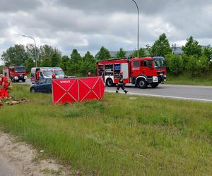 Tragiczny wypadek w Gdańsku. Auto stanęło w płomieniach. Kobieta nie żyje