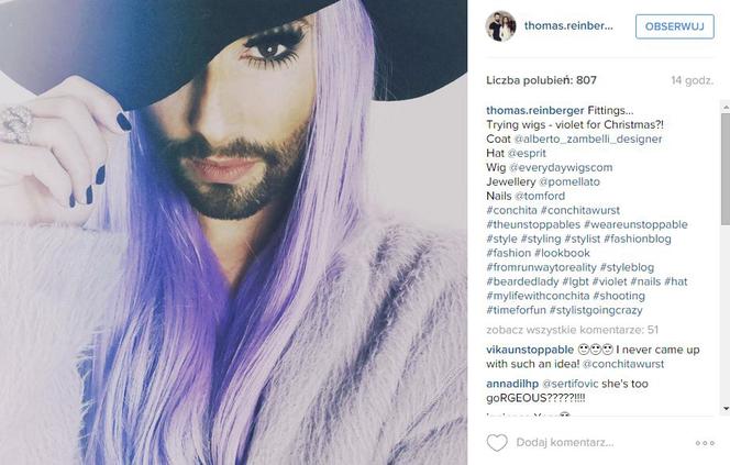 Conchita Wurst zmieniła kolor włosów