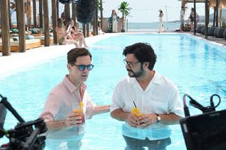 Alvaro Morte (Profesor) i Pedro Alonso (Berlin) na planie 2. sezonu BERLIN