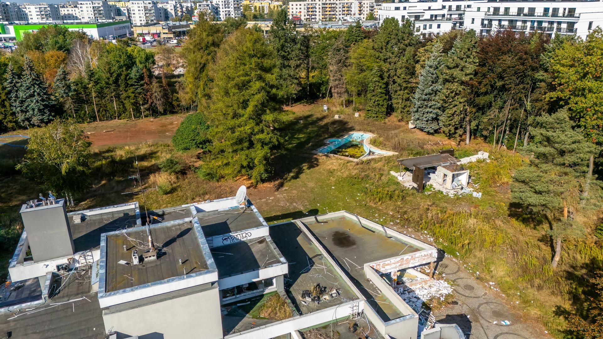 Opuszczona willa przy Ryżowej 72 w Warszawie