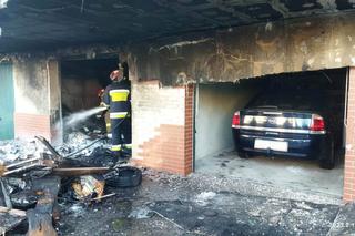 Pożar bloku w Lublinie