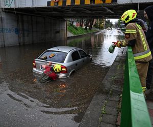 Gwałtowna burza spowodowała podtopienia w Przemyślu