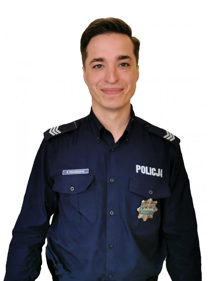 sierżant sztabowy Bartosz Walendziuk (KOMISARIAT POLICJI III W BIAŁYMSTOKU)