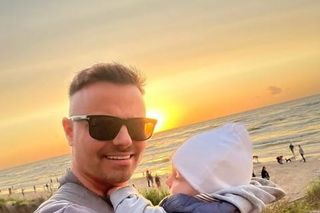 Marcin Hakiel z synkiem