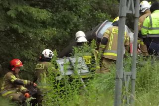 Ciężarówka staranowała dwa samochody. 60-latka nie miała szans
