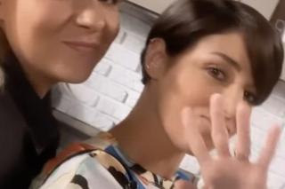 Pierwsza miłość na planie. Kinga (Aleksandra Zienkiewicz), Marysia (Aneta Zając)