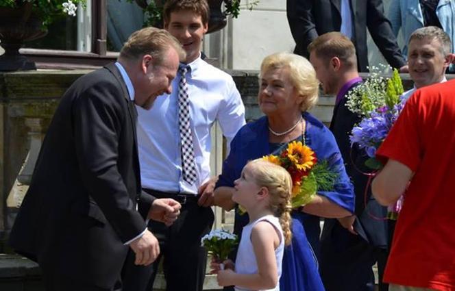 M jak miłość po wakacjach 2014 Basia (Gabriela Raczyńska), Janek (Jacek Lenartowicz), Marcin (Mikołaj Roznerski), Barbara (Teresa Lipowska)