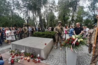 81. rocznica wybuchu Powstania Warszawskiego. Uroczystości przy pomniku Gloria Victis