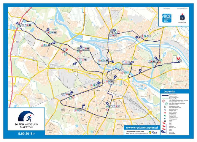 36.PKO Wrocław Maraton. Uwaga na utrudnienia!