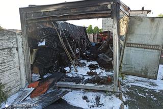 Pożar archiwum firmowego w Moraczewie