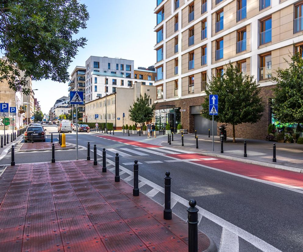 Ulica Okrzei w Warszawie przed przebudową