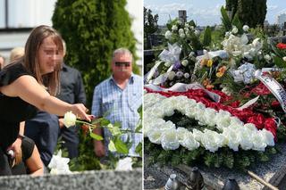 Bohaterski kierowca ciężarówki zginął w Grębiszewie. Morze łez i kwiatów zalało jego grób